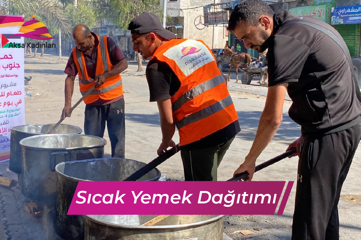 Gazze Sıcak Yemek Dağıtımı